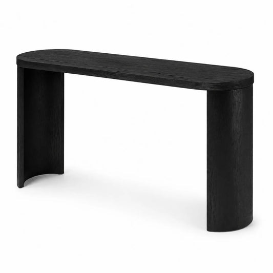 Console en bois de chêne noir 120x35x75 cm